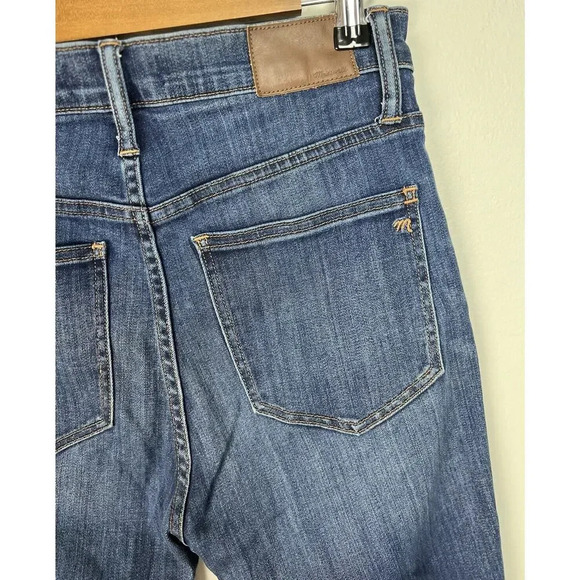 Madewell 10" High-Rise Skinny Jeans in Danny Wash Tencel Denim Edition Size 28 - Picture 7 of 8